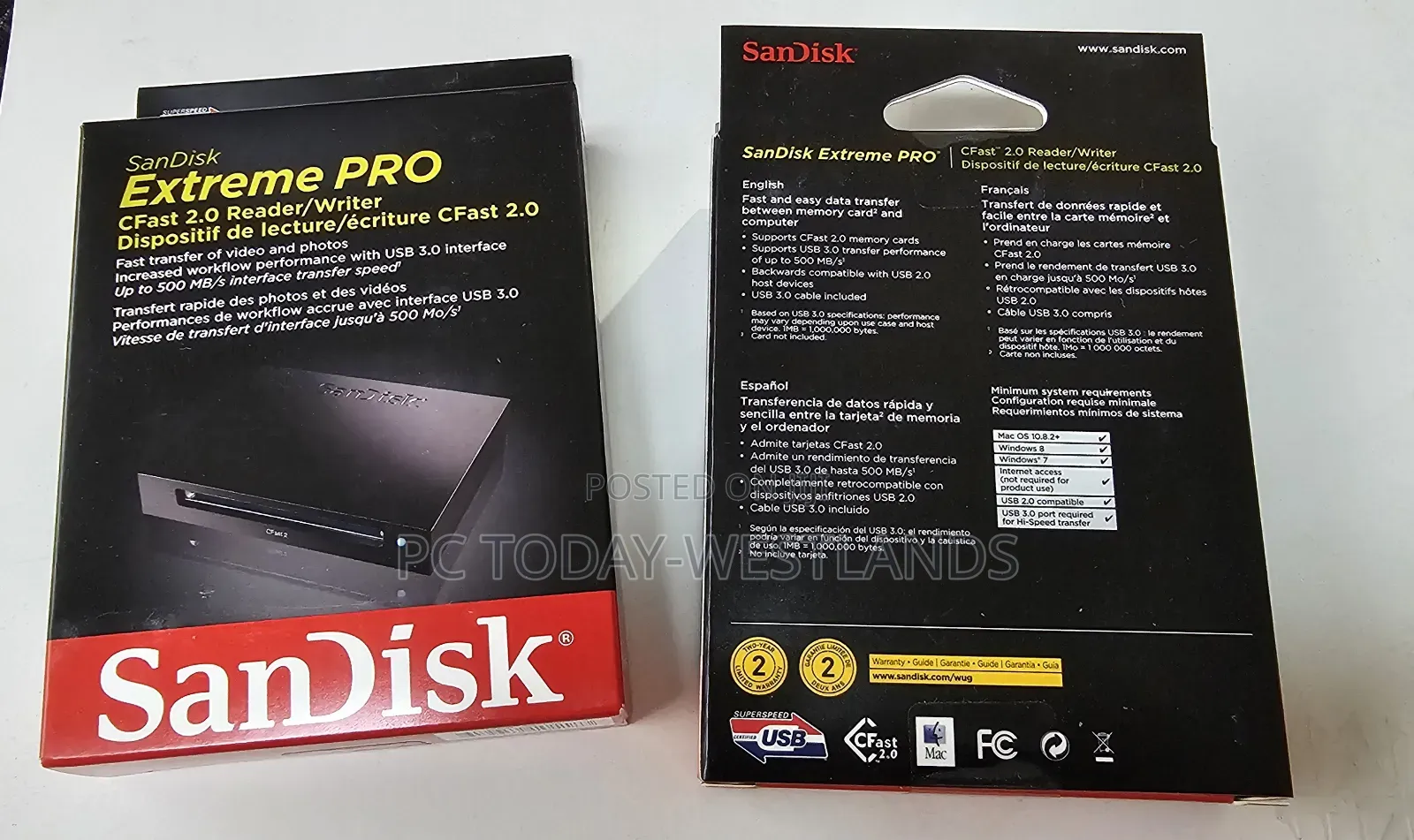 Sandisk Extreme Pro Cfast 2.0 Reader/Writer
