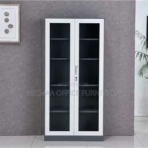 2-Door Full-Glass Filling Cabinet