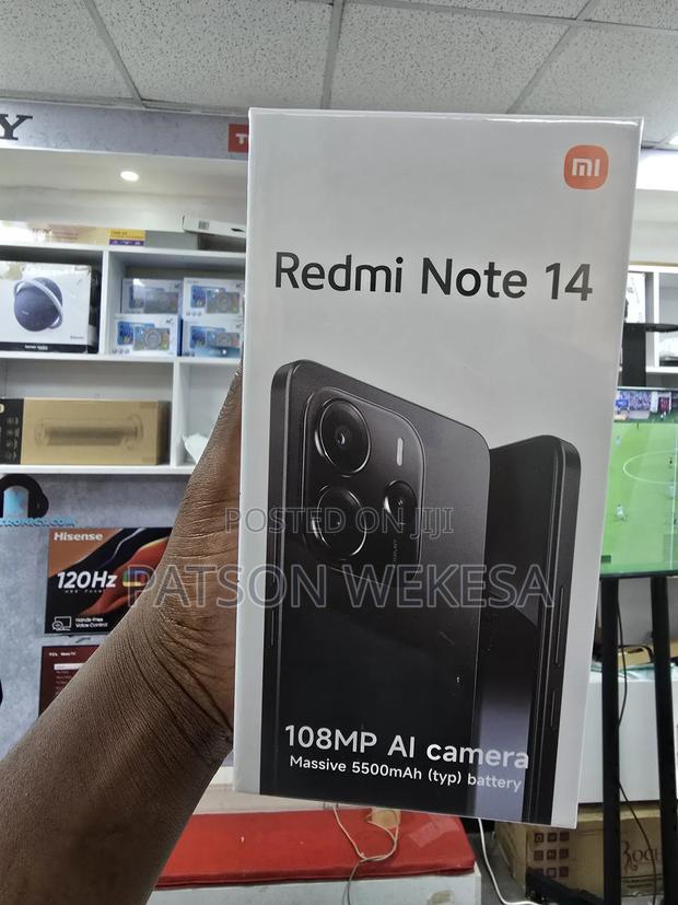 New Xiaomi Redmi Note 14 4G 256 GB Black