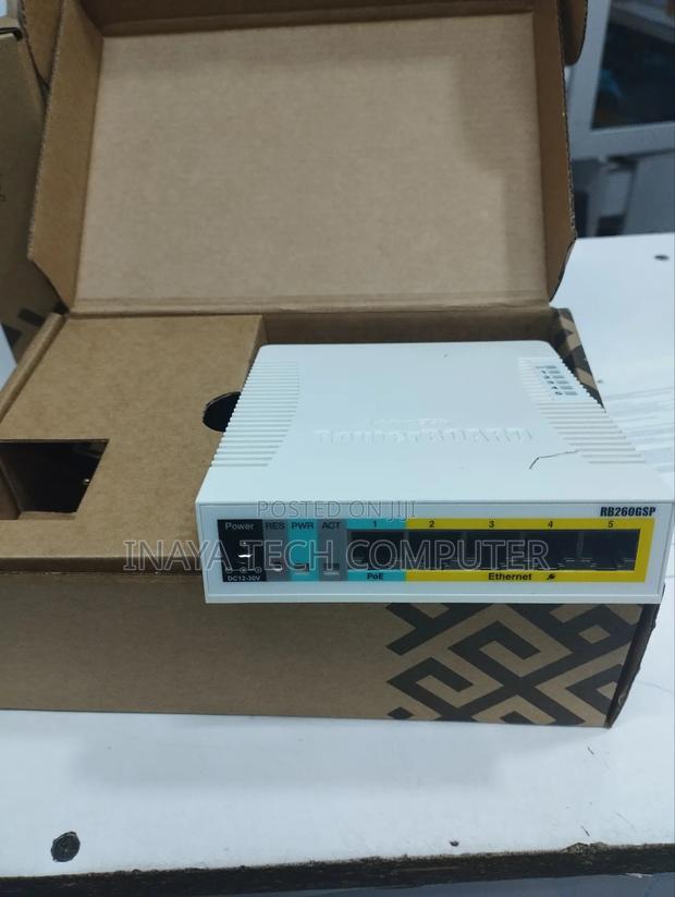 Mikrotik Rb260gsp 5 Gigabit Ethernet Ports Switch