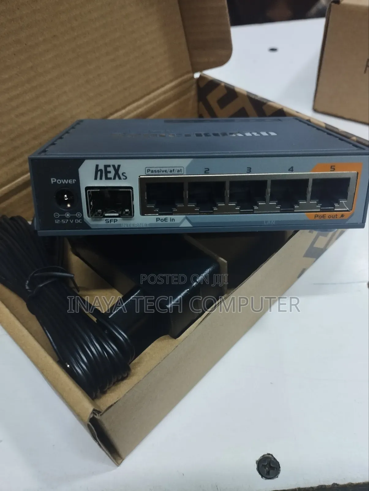 Mikrotik Hex S Rb760igs 5 Port Gigabit Ethernet Router