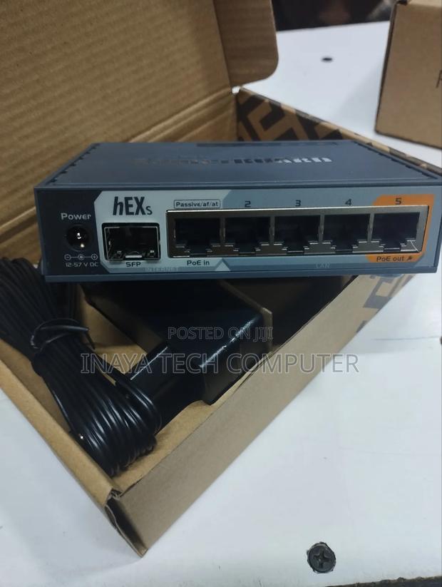 Mikrotik Hex S Rb760igs 5 Port Gigabit Ethernet Router