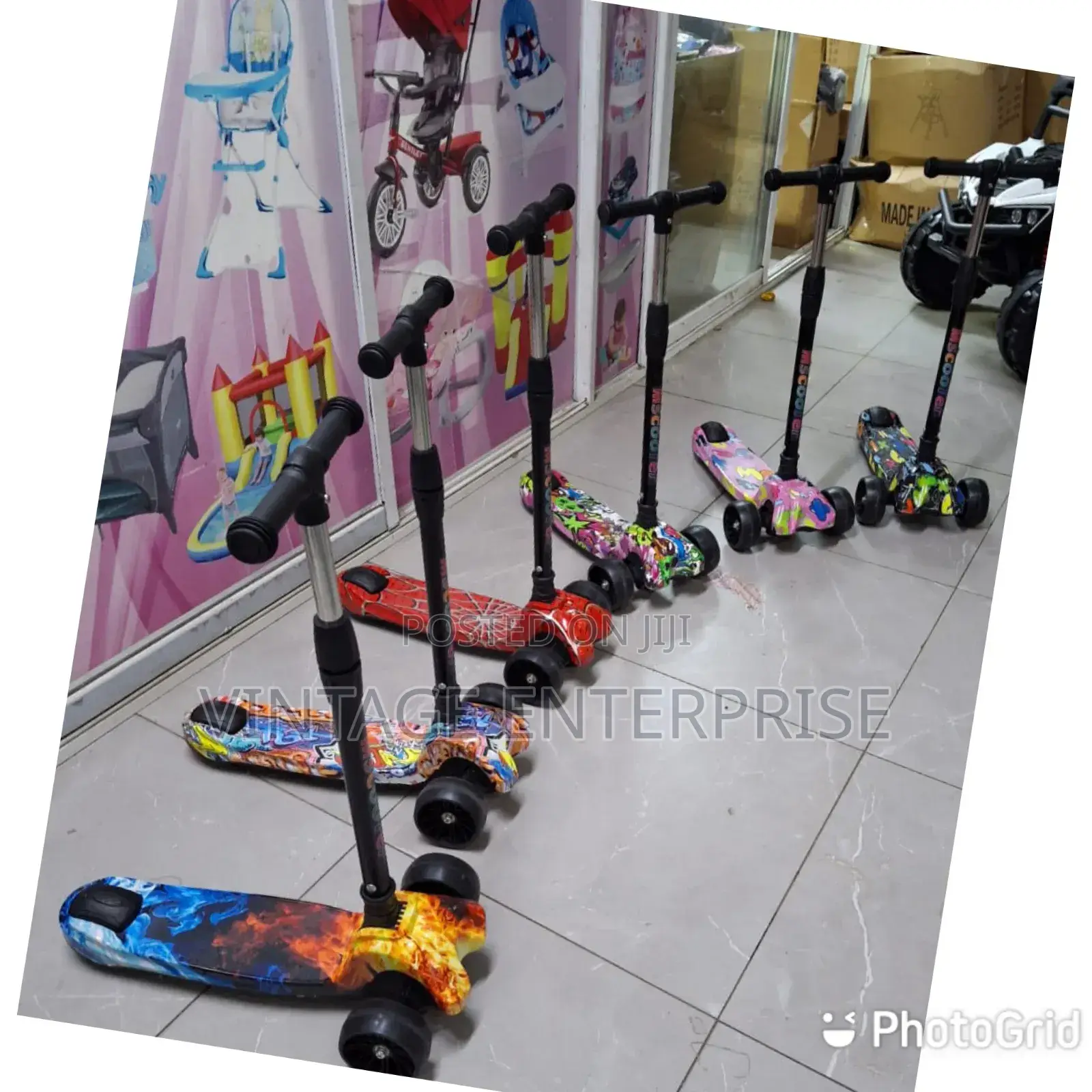 Adjustable Scooter With Light and Melody