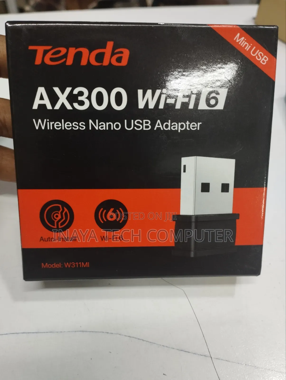 Tenda W311mi Ax300 Wi-Fi 6 Wireless Nano Usb Adapter