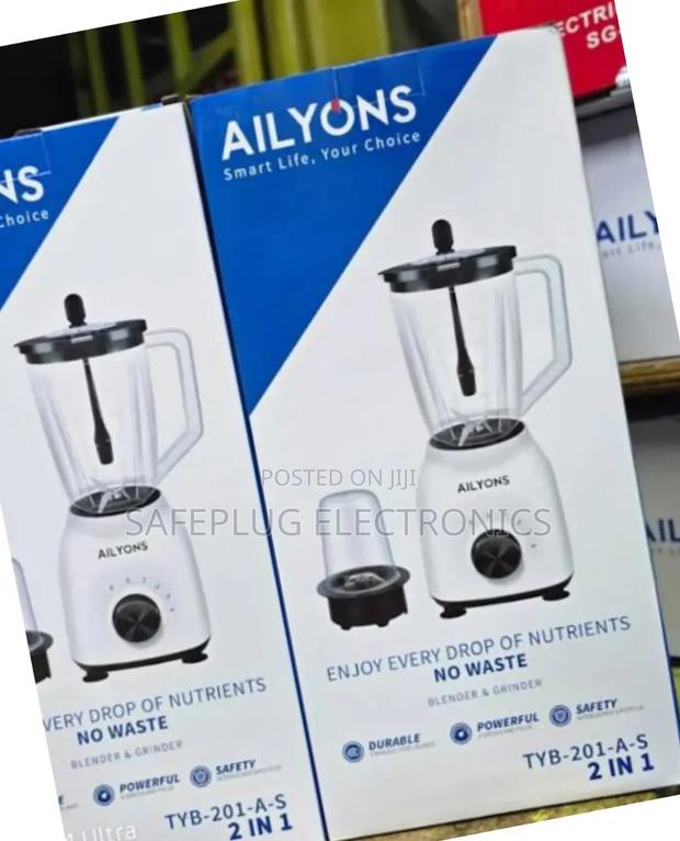Ailyons Powerful Counter Top 2 in 1 Blender Grinding Machine - main view