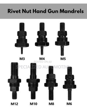 Rivet Nut Hand Gun Mandrels - thumbnail 2