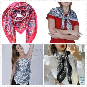 *Silk Scarf Women Satin Shawls Neckerchief/ Casual Scarves