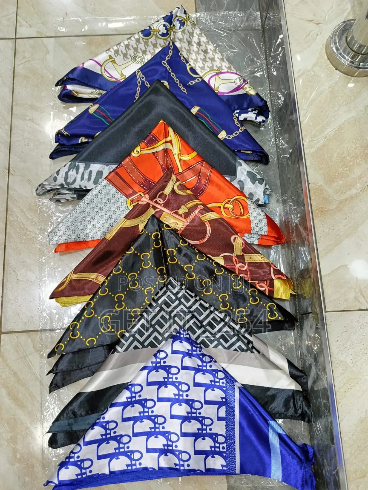 *Silk Scarf Women Satin Shawls Neckerchief/ Casual Scarves