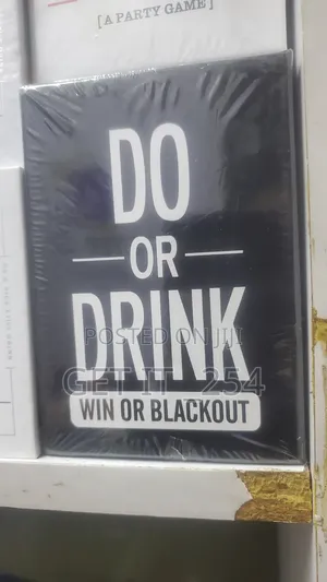 Do or Drink Black Out Card Game