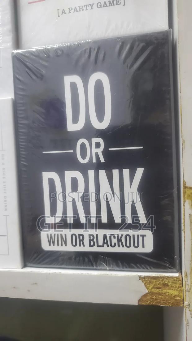 Do or Drink Black Out Card Game