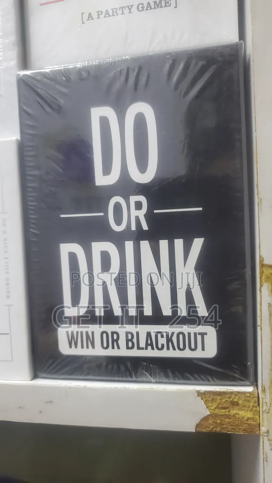 Do or Drink Black Out Card Game