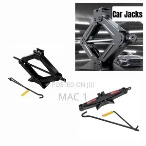 Heavy-Duty Scissor Car Jack - Portable Vehicle Lifting Tool