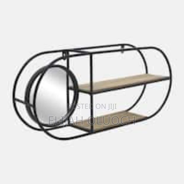 Nordic Rectangular Metal Bathroom Shelf - thumbnail 2