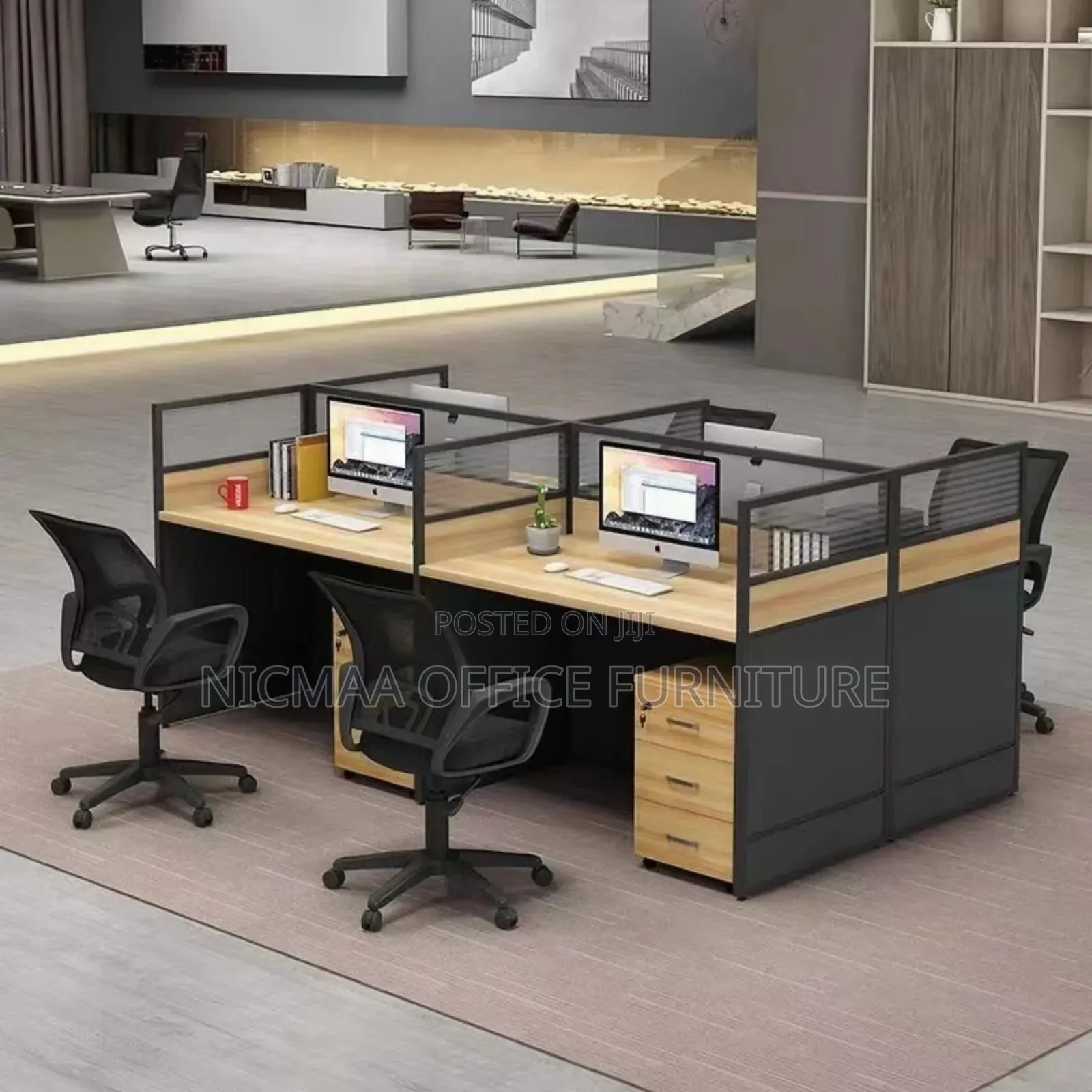 4-Way Office Workstation