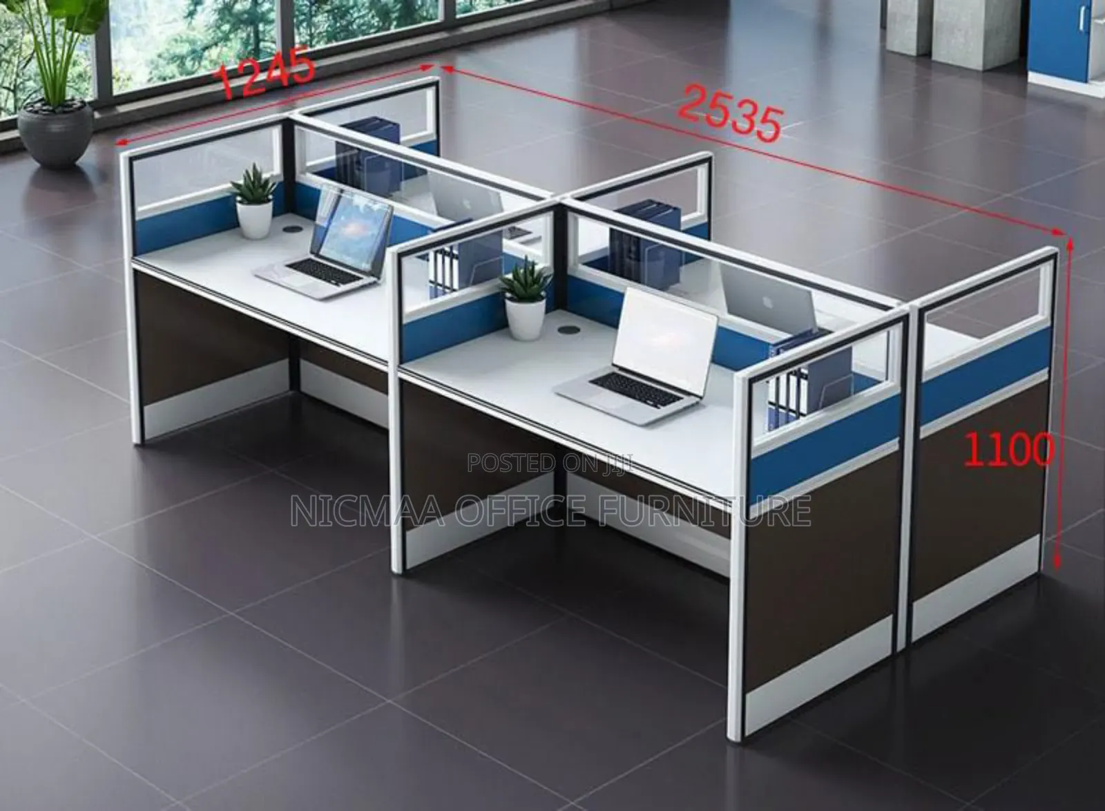 4-Way Office Workstation