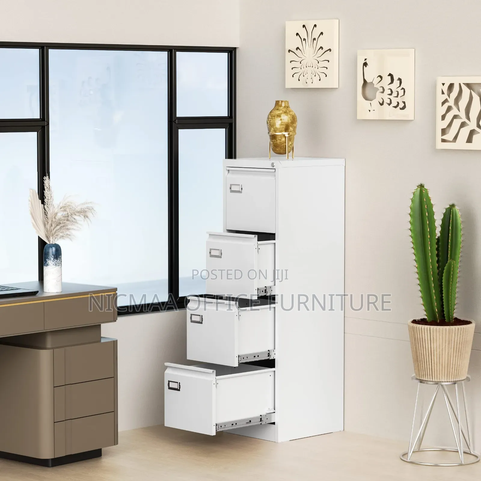 4-Drawer File Cabinet