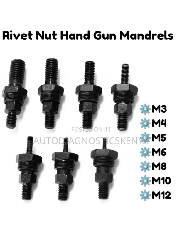 Mandrels For Rivet Hand Nut Gun - main view