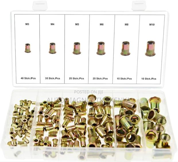 150 Piece Blind Rivet Nut Set for the Hand Rivet Nut Tool - main view
