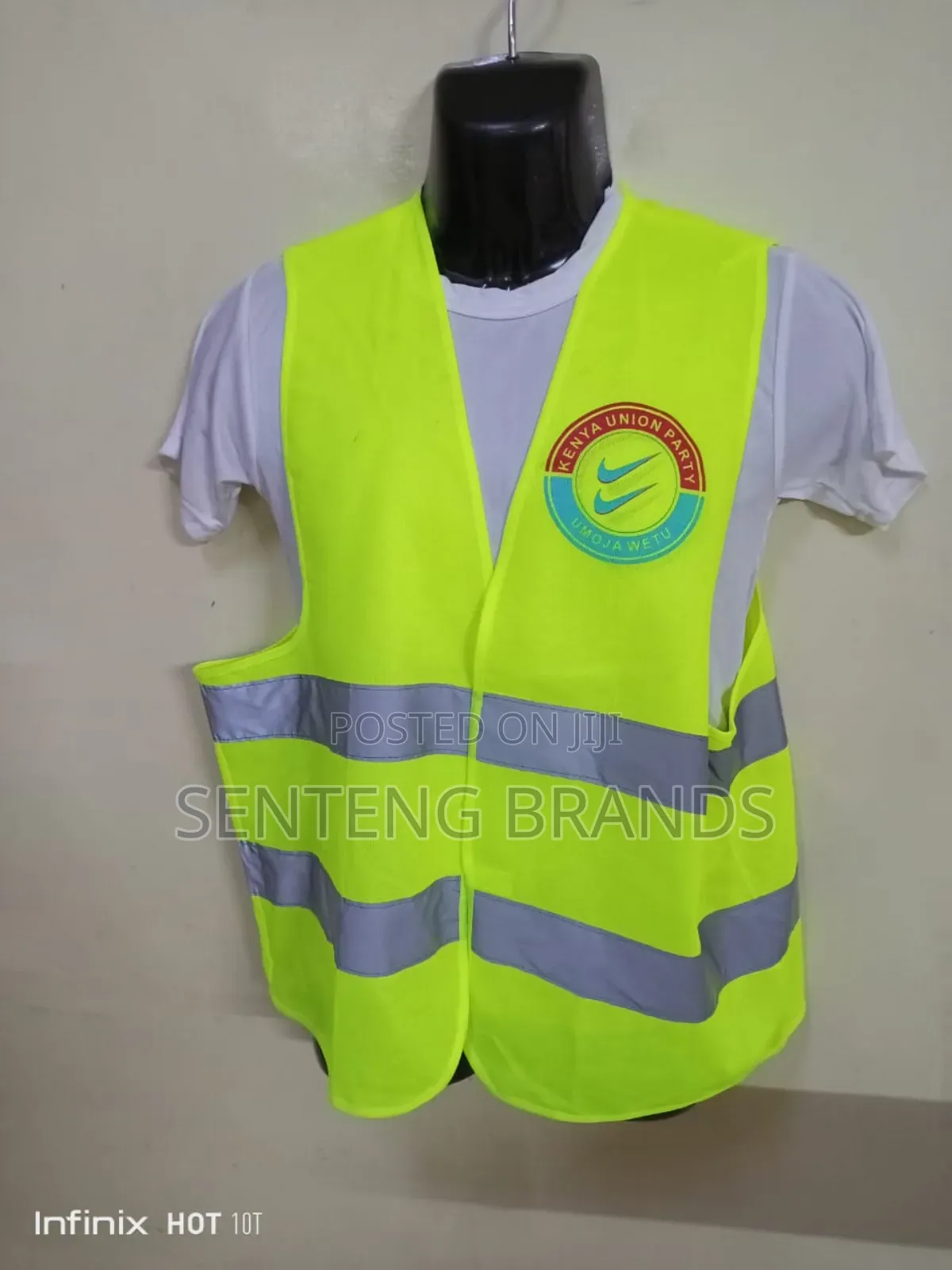 Reflector Vest Branded For Election