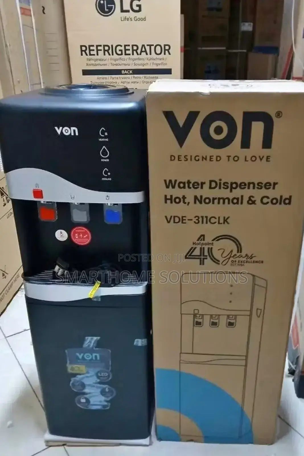 Von Black 3 Taps Hot Andcold Compressor Cooling.