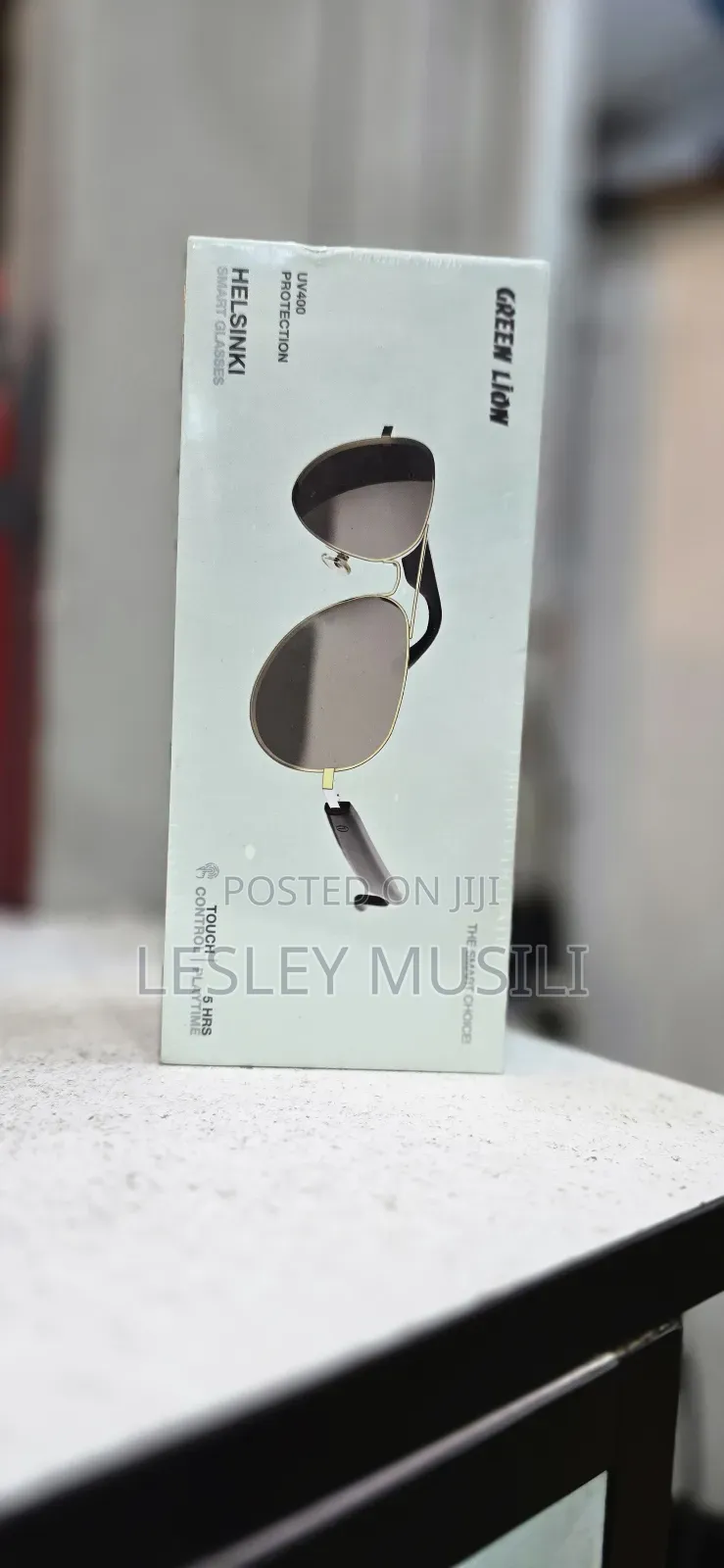 Green Lion Helsinki Smart Glasses - Black