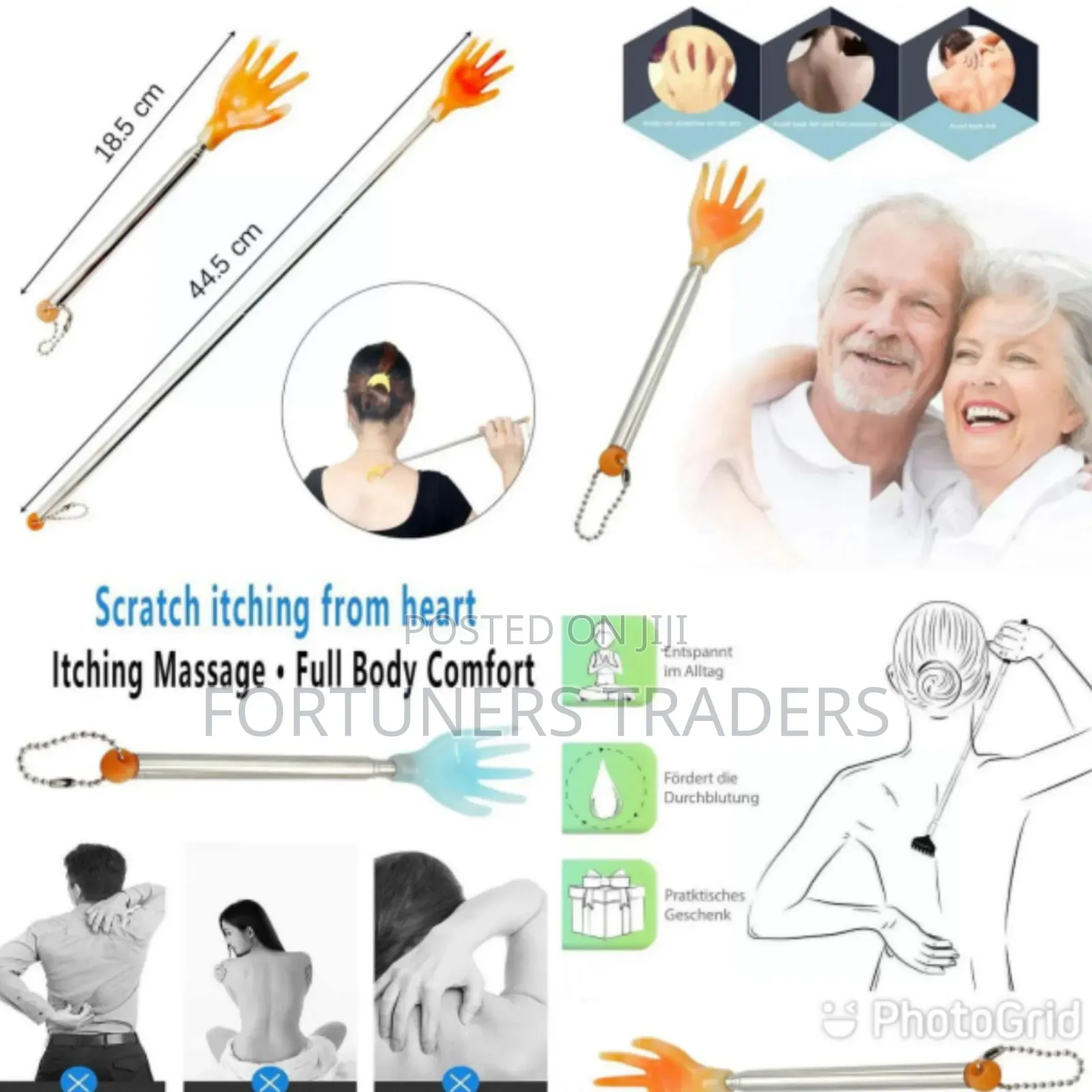Telescopic Silicone Back Scratcher