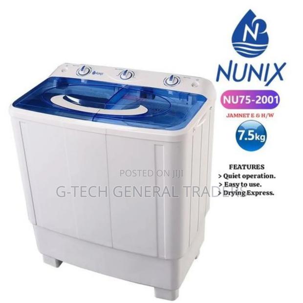 Washer!Washer! Nunix Semi Automatic 7.5kg Washing Machine