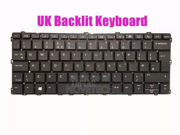Uk Backlit Keyboard for Hp Elitebook X360 1030 G3 1030 G4.