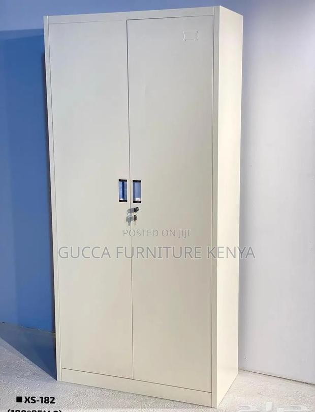 Cabinets: 2-Door Iron File Office Storage Unit - thumbnail 2