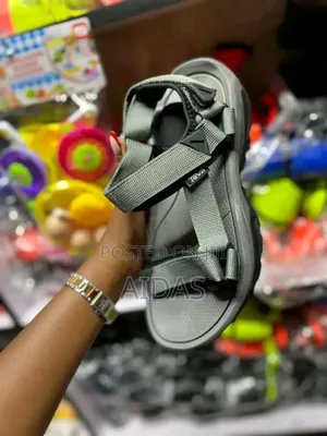 Grey Teva Men's Open Shoes