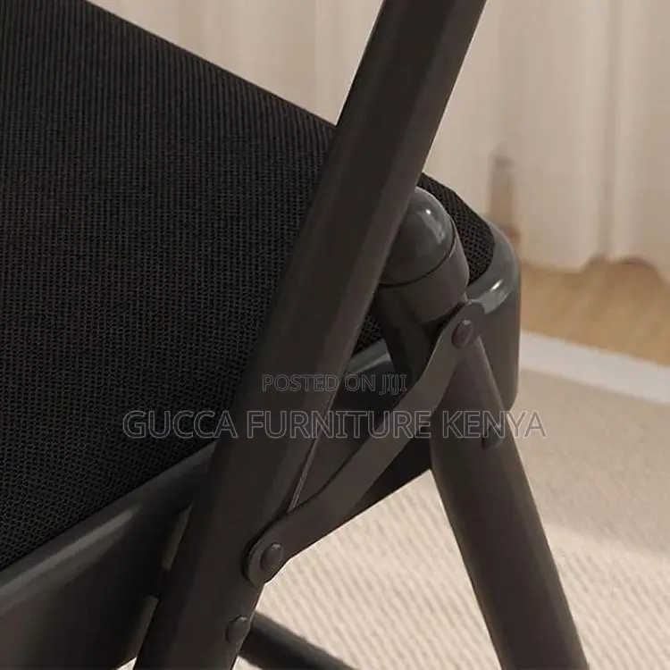 Office Chairs: Steel Amless Non-Swivel Foldable Chair