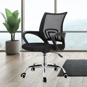 Office Chairs:Adjustable Nylon Ergonomic Upholstered Chair