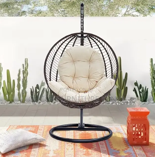 Home Chairs:Topcraft Hammocks Beige Fabric Hammock Chair
