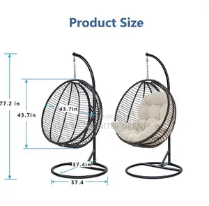 Home Chairs:Topcraft Hammocks Beige Fabric Hammock Chair