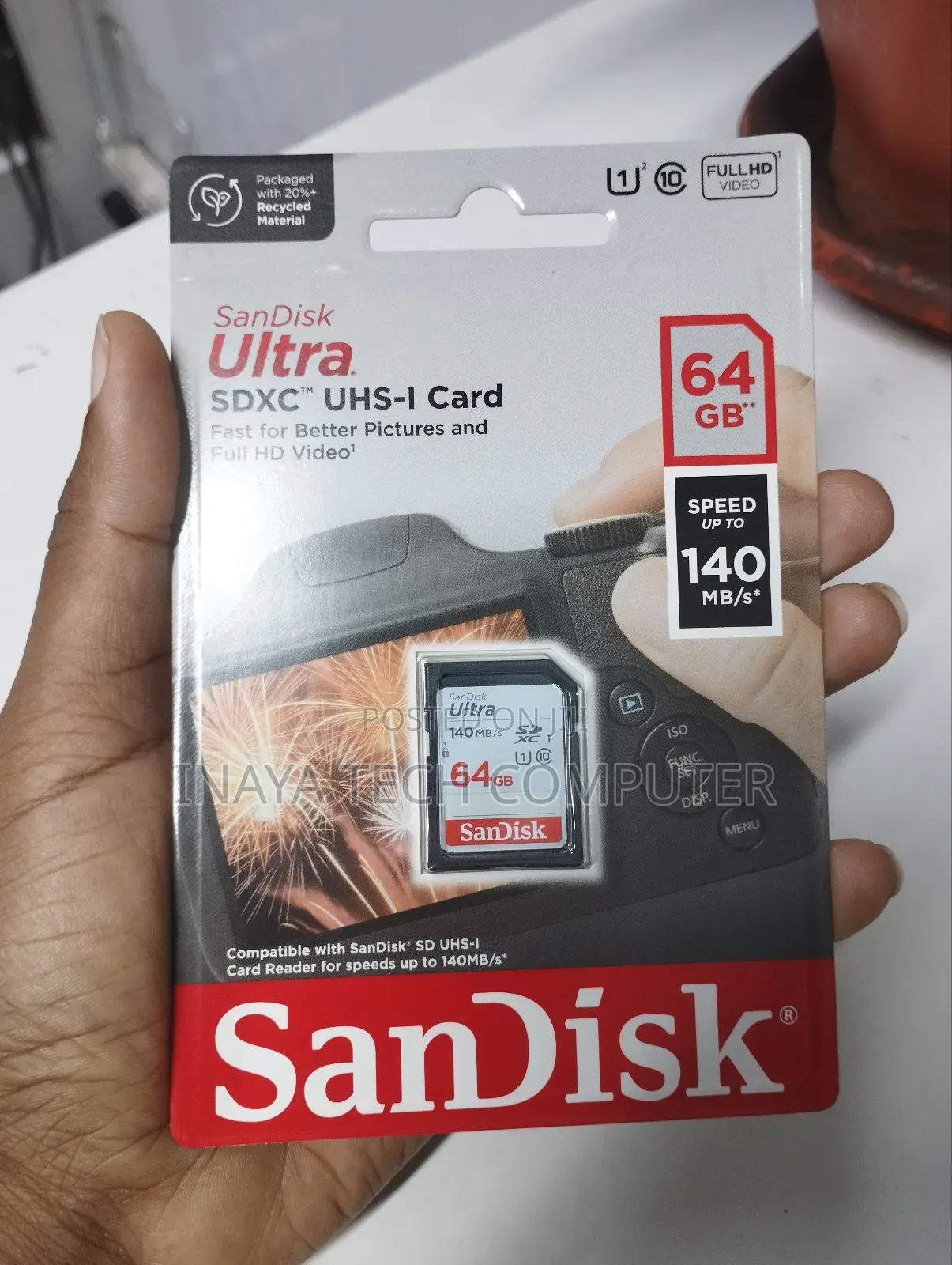 Sandisk Ultra SDXC Uhs-I Card Up to 140mb/S - 64gb