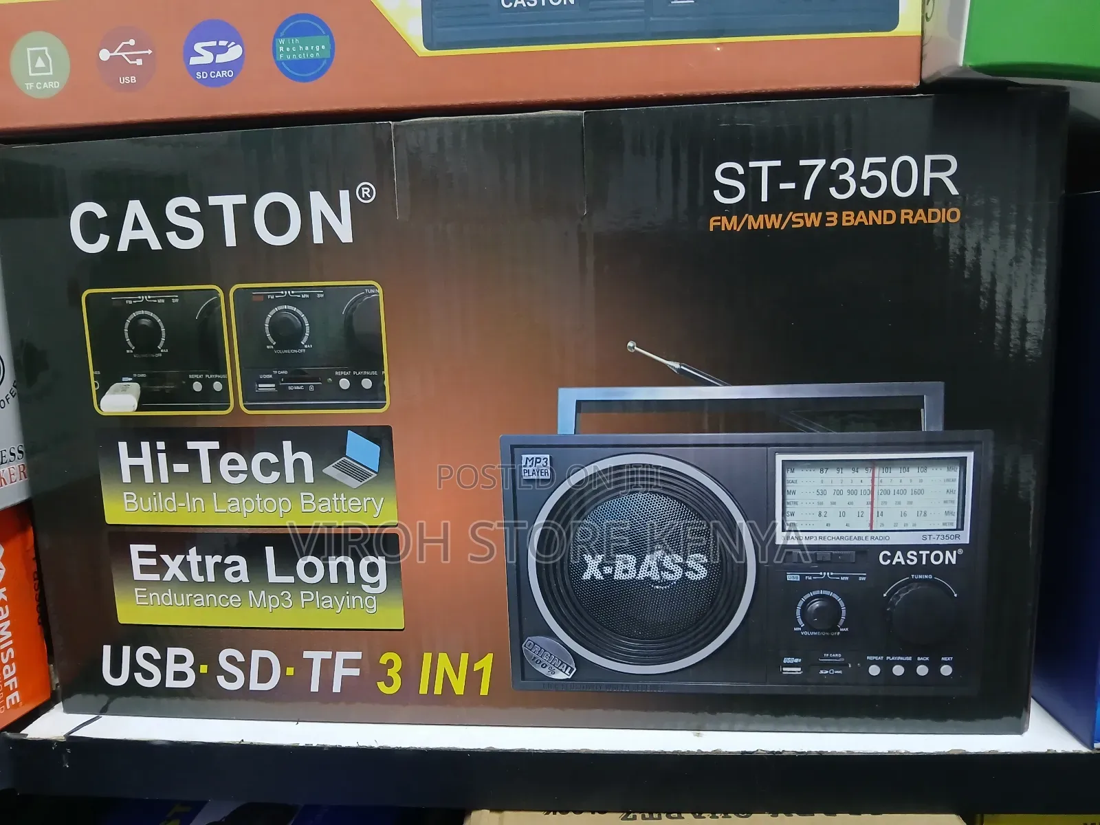 Caston 7350r Original Rechargeable Radio