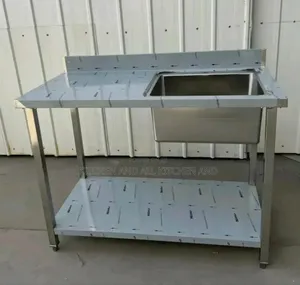 Stainless Steel Wash Sink With Working Top