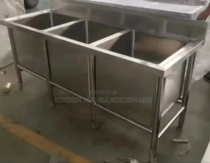 Big Tripple Bowl Hand Wash Sink