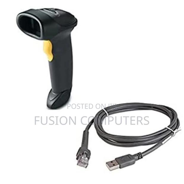 Zebra Symbol Ls2208 1d Laser Barcode Scanner – Black - thumbnail 2