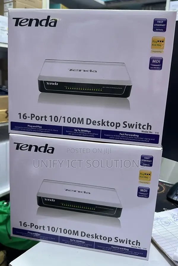 16-Port Tenda Switch Tenda 16 Port