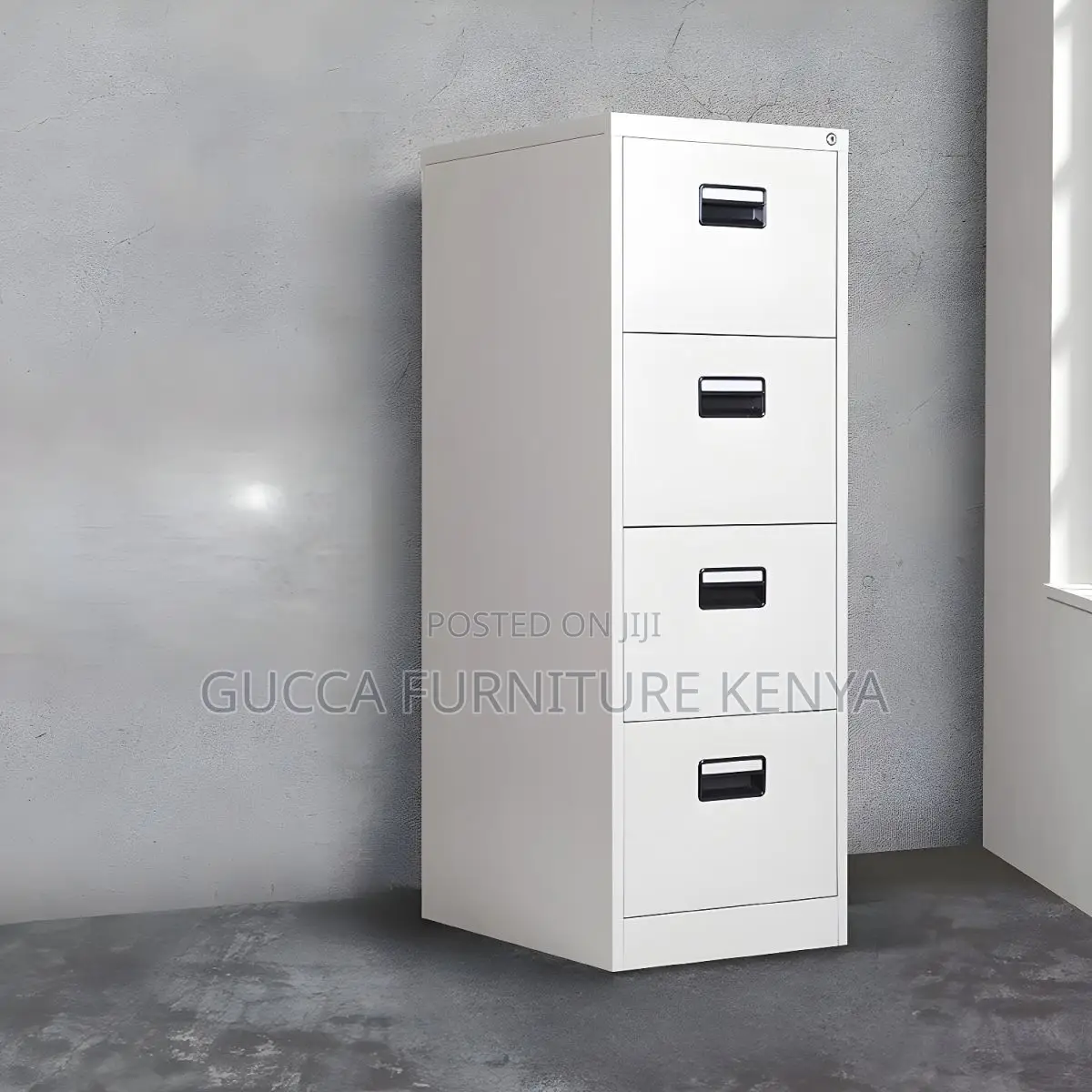 Cabinets: Deep Steel Frame Filing Cabinet With 4-Drawers