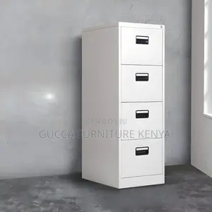 Cabinets: Deep Steel Frame Filing Cabinet With 4-Drawers