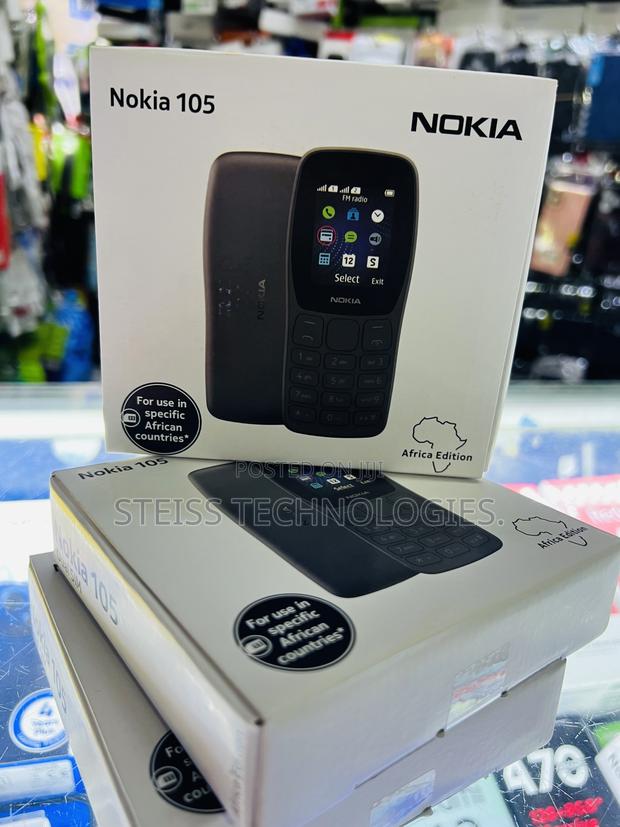 New Nokia 105 Black - main view