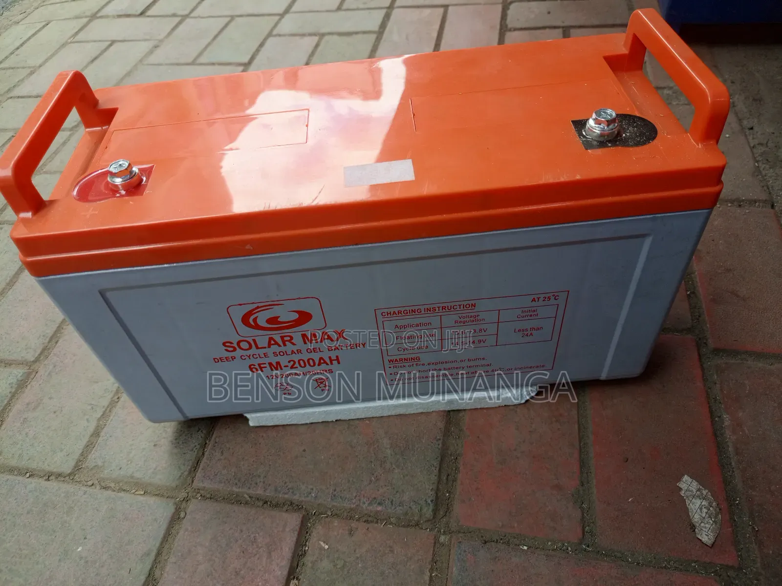 Highly Efficient 200ah Solar Battery