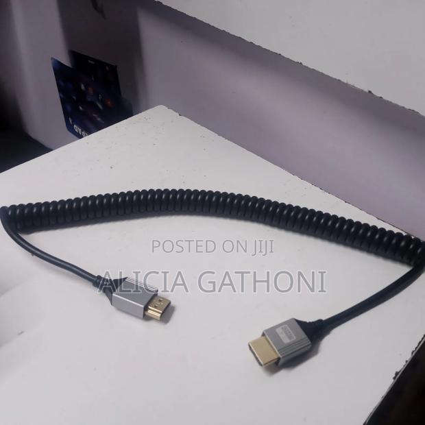 2m Spiral Hdmi to Hdmi Cable - thumbnail 2