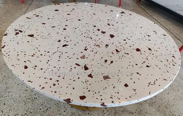 Warm Beige Terrazzo Slabs (2400mm * 1600mm)