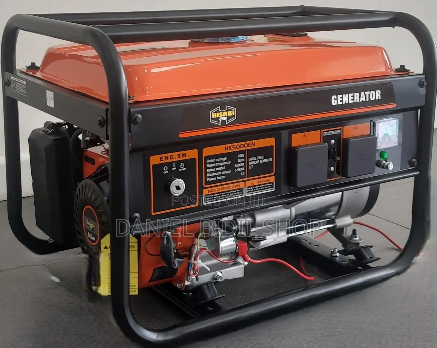 Hisaki Japan 4.5kva Petrol Generator: Key Start