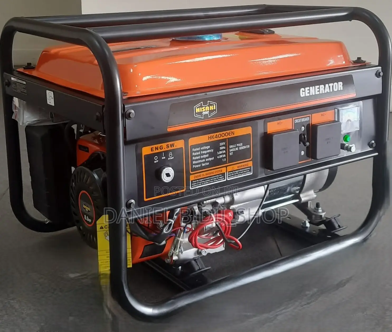Hisaki Japan 3.8kva Petrol Generator: Key Start