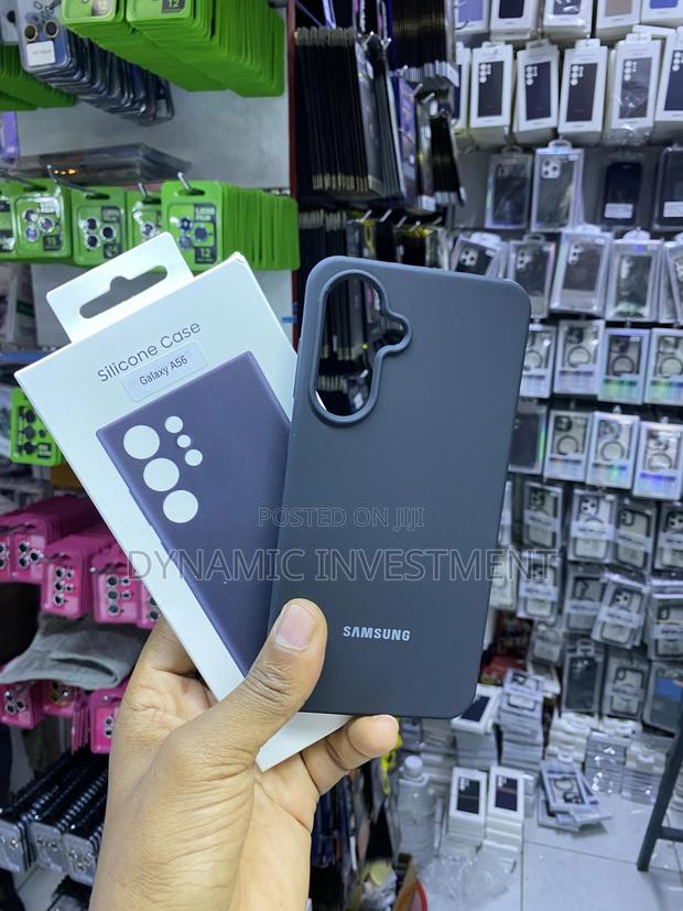 Samsung Galaxy A56 Black Original Silicone Case/ Cover - main view