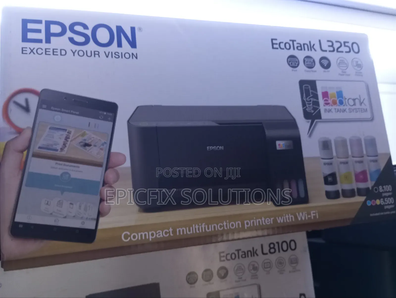 Ecotank L3250 / Ecotank L3350 Inkjet Wireless and Brand New